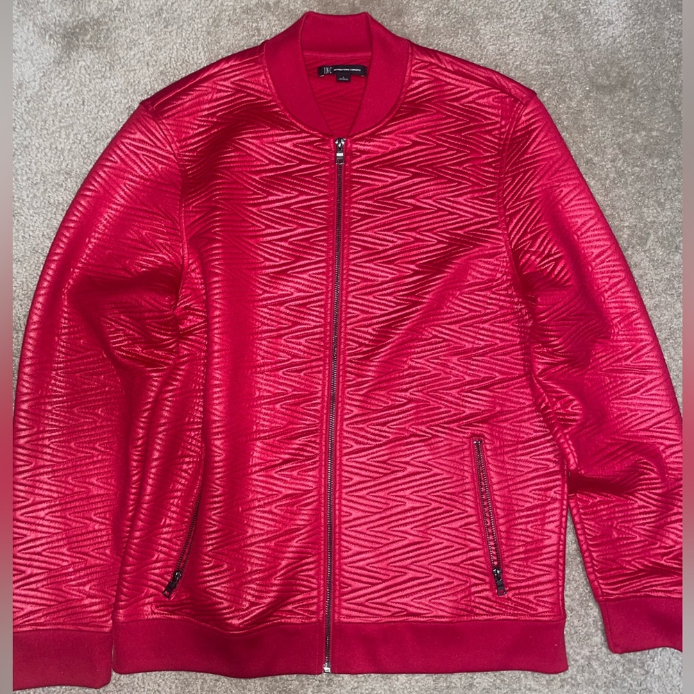 Men’s red International Concepts Jacket.
